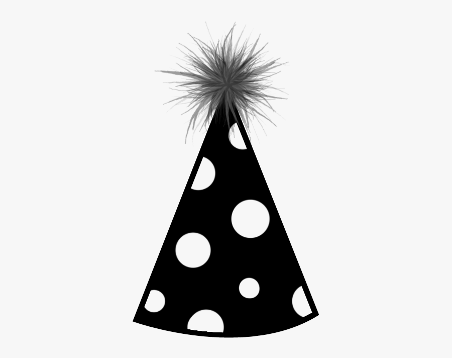 Party Hat Birthday Hat 9 Png - Birthday Hat Clipart Black And White, Transparent Clipart