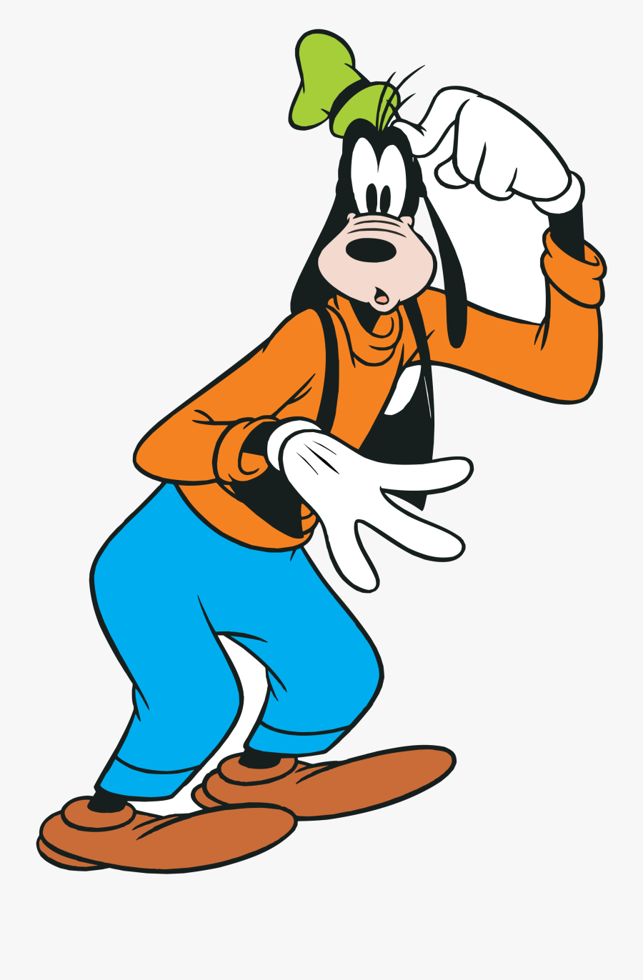 Donald Duck Clipart Confused - Goofy Png, Transparent Clipart
