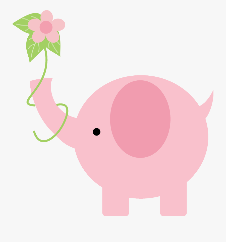 Pink Elephant, Little Elephant, Elephant Baby Showers, - Baby Elephant Pink Png, Transparent Clipart