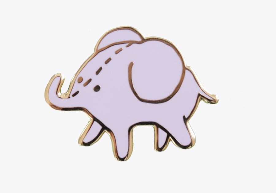 Baby Elephant Pin - Indian Elephant, Transparent Clipart