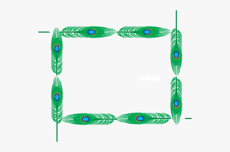 Page Border Feathers Png, Transparent Clipart
