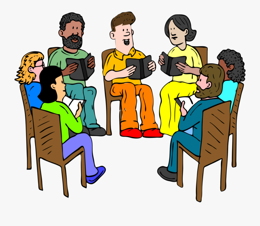 Meeting Vector Graphics - Group Of People Talking Clipart, Transparent Clipart