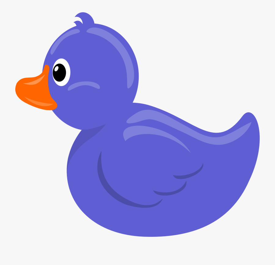 Donald Duck Clipart Confused - Blue Rubber Duck Clip Art, Transparent Clipart