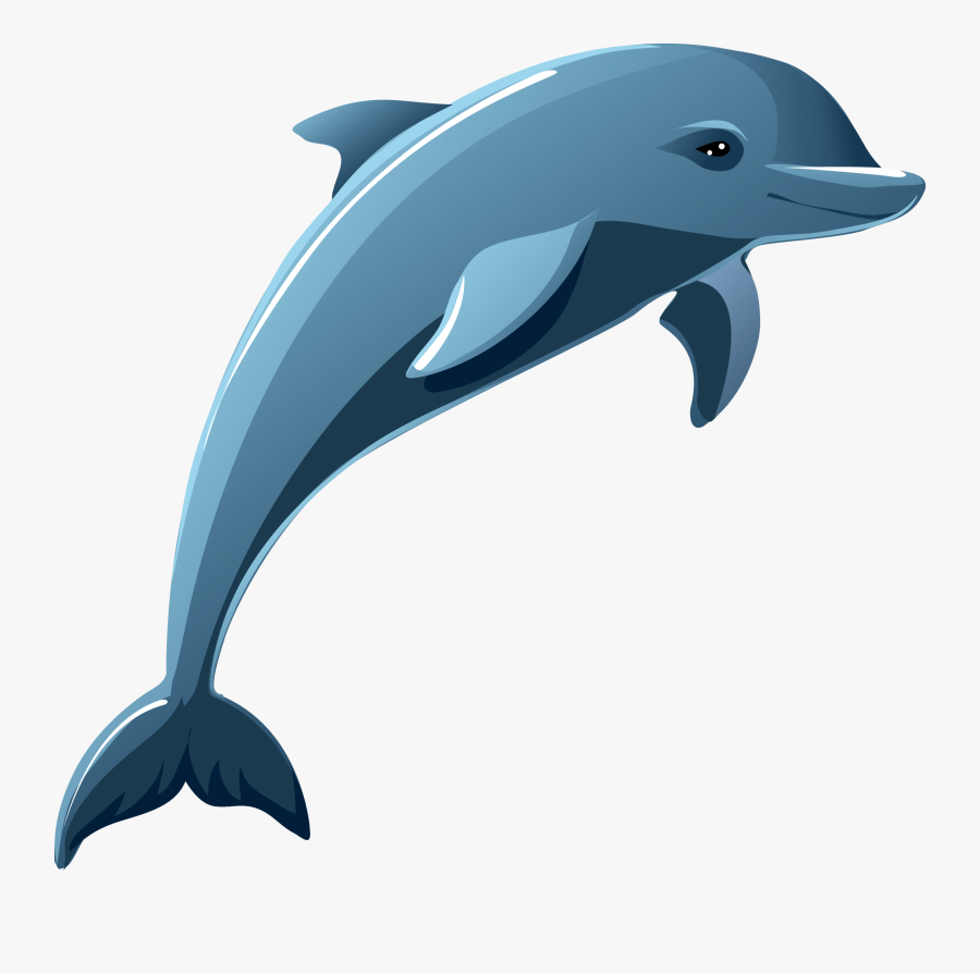 Transparent Dolphin - Dolphin Jumping Out Of Water Clipart, Transparent Clipart
