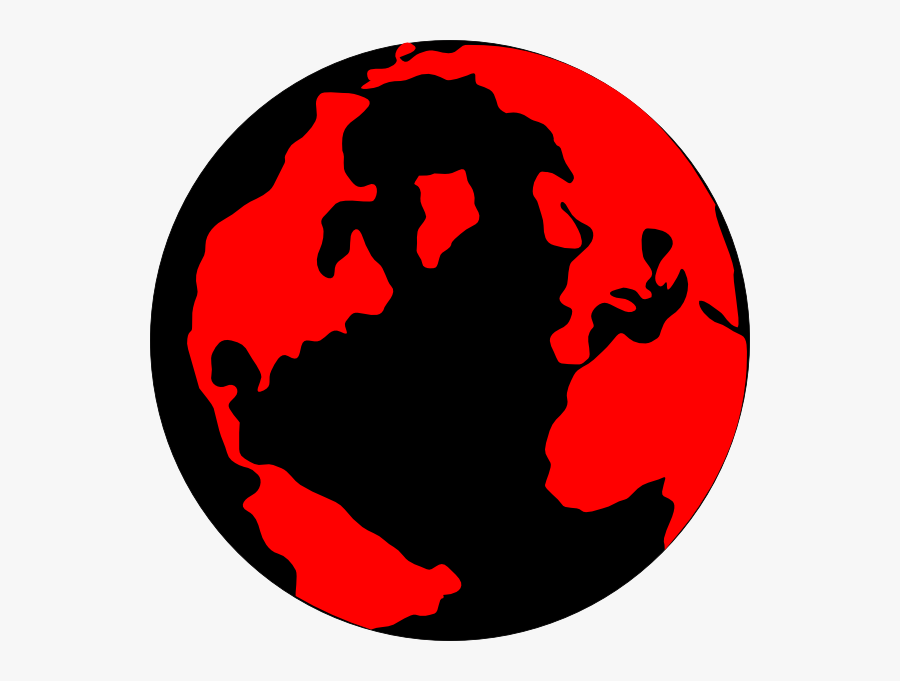 Red And Black Earth, Transparent Clipart