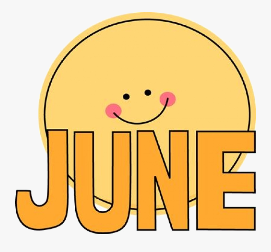 June Free Month Clip Art Of Sun Image The Word Regarding - Months Of The Year June, Transparent Clipart