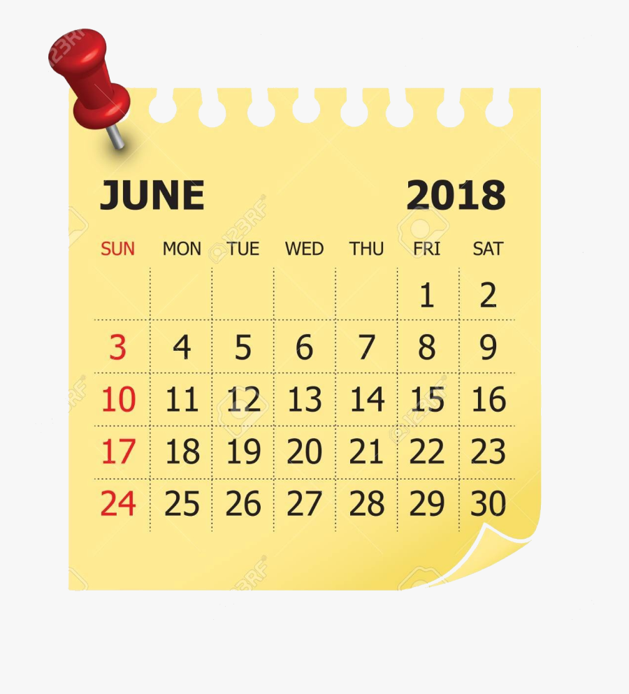 June Clipart Free Images Clip Art Transparent Png - June 2018 Calendar Clip Art, Transparent Clipart