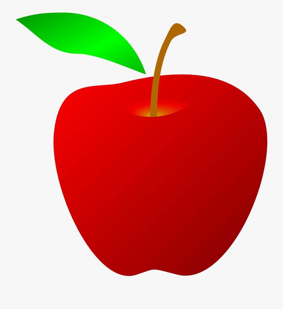 Red Apple Banana Clipart - Teacher Appreciation Week Png, Transparent Clipart