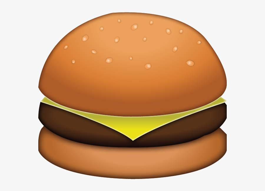 Transparent Burger And Fries Clipart - Hamburger With Cheese Cartoon, Transparent Clipart
