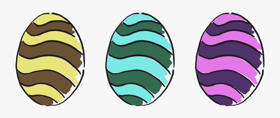 Easter Eggs, Transparent Clipart