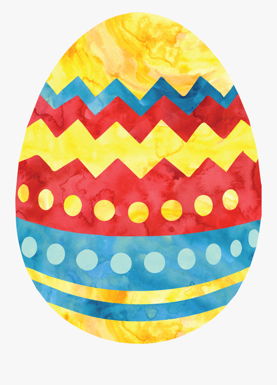 Transparent Easter Egg Clip Art - Easter Egg Watercolor Painting, Transparent Clipart