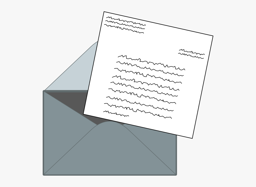 Clip Art Letter Mail Clip Art - Letter Clip Art Transparent, Transparent Clipart