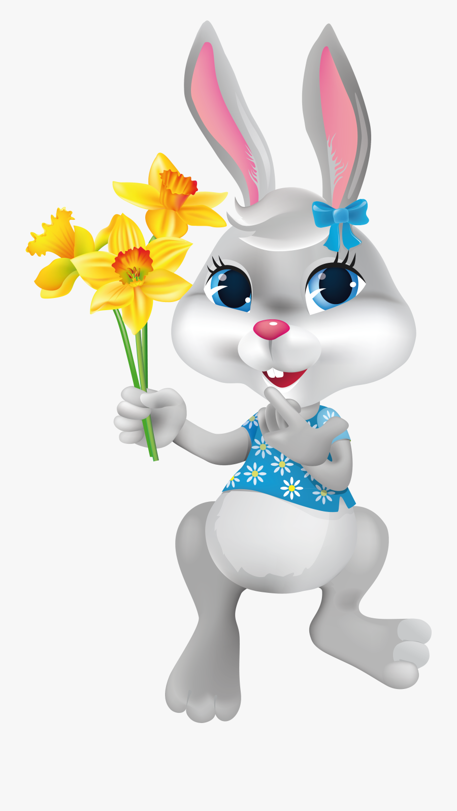 Easter Bunny Transparent - Easter Bunny Transparent Background, Transparent Clipart