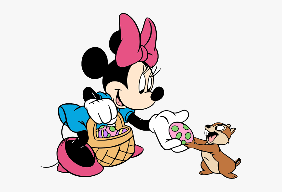 Minnie Mouse Easter Clip Art, Transparent Clipart