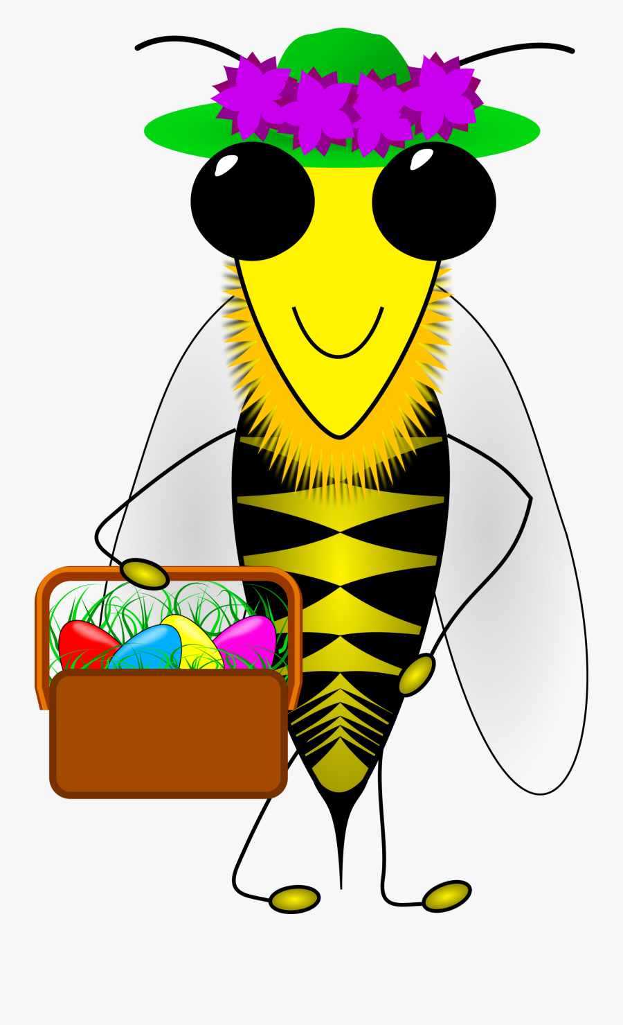 Bee Clipart Easter - Easter Bee Clipart, Transparent Clipart