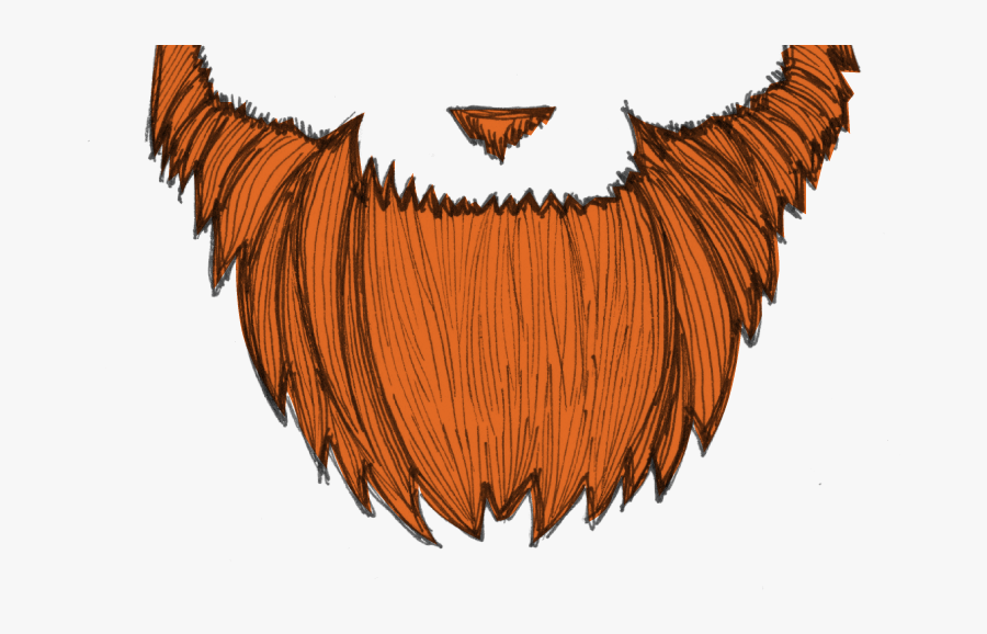 Free Library Beard Clipart Orange - Red Beard Png, Transparent Clipart