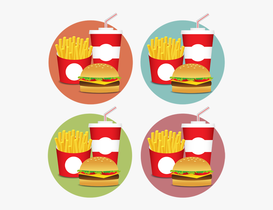 Burger With Crown Clipart - Food, Transparent Clipart