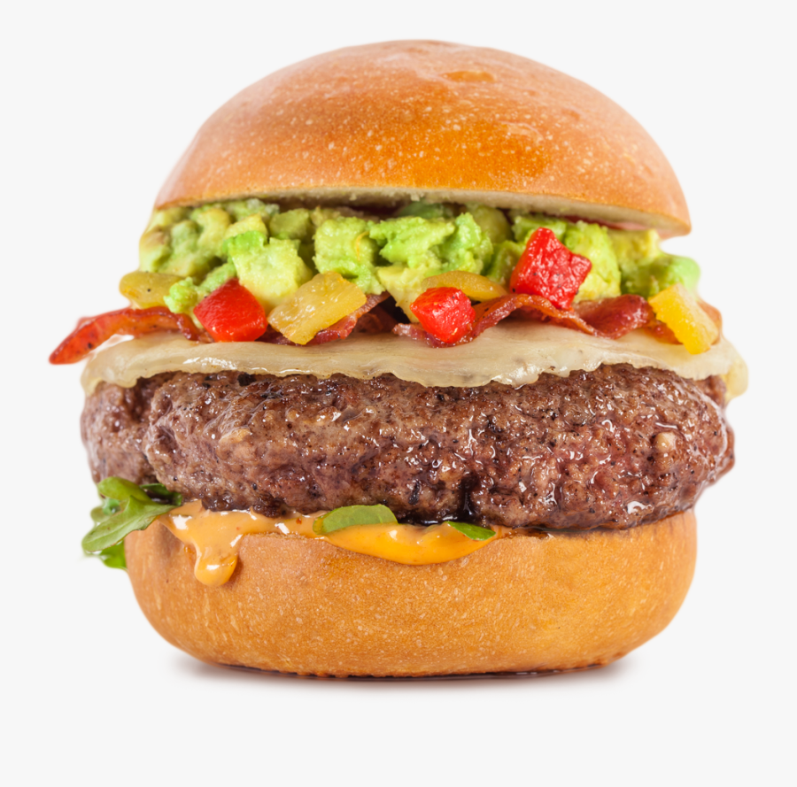 Transparent Burger Clipart - Hamburger, Transparent Clipart