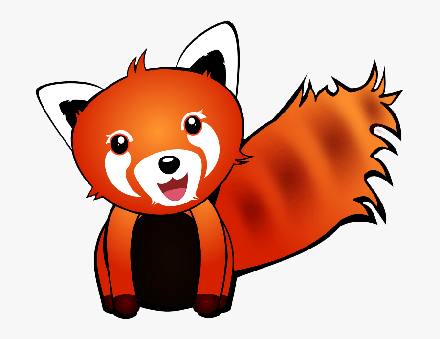 Raccoon Clipart Clip Art - Clip Art Cute Red Panda, Transparent Clipart
