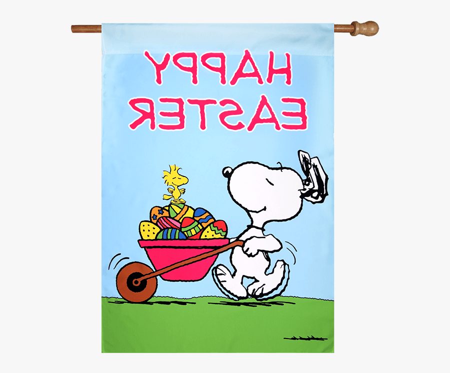 Transparent Happy Easter Banner Png - Happy Easter Peanuts Gang, Transparent Clipart