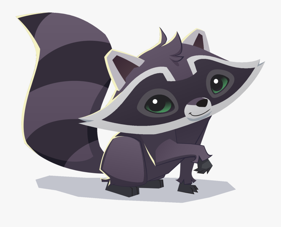 Clip Art Raccoon Emote - Animal Jam Raccoon Png, Transparent Clipart