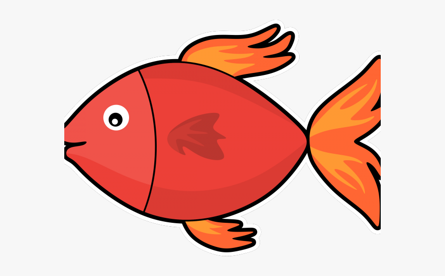 Simple Cartoon Fish Free Download Clip Art - Fish Clipart Png, Transparent Clipart