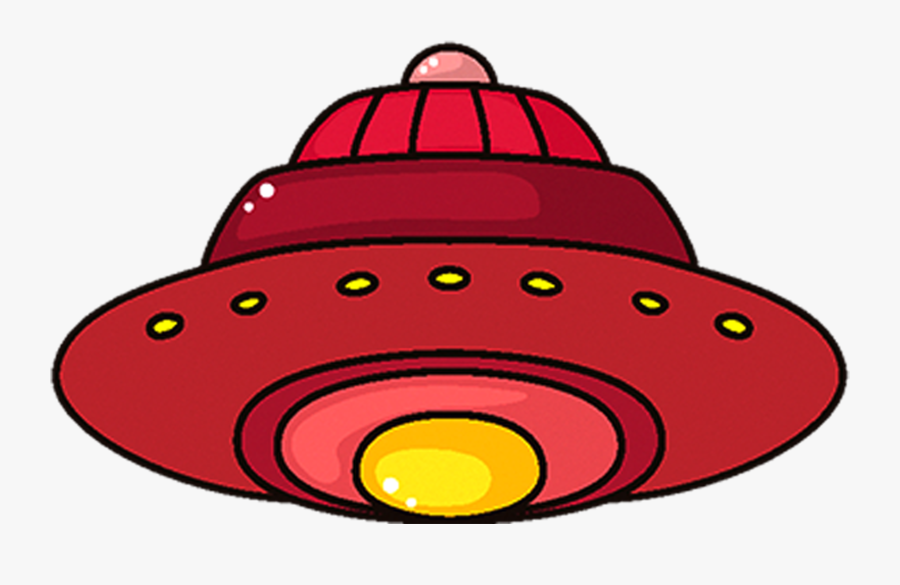 Cartoon Spacecraft Unidentified Flying Object Clip - Naves Espaciales Animadas Png, Transparent Clipart