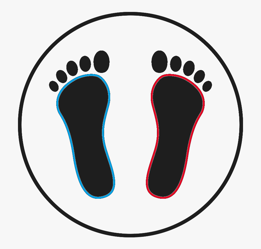 Foot Clipart Insole - Printable Baby Foot Print, Transparent Clipart