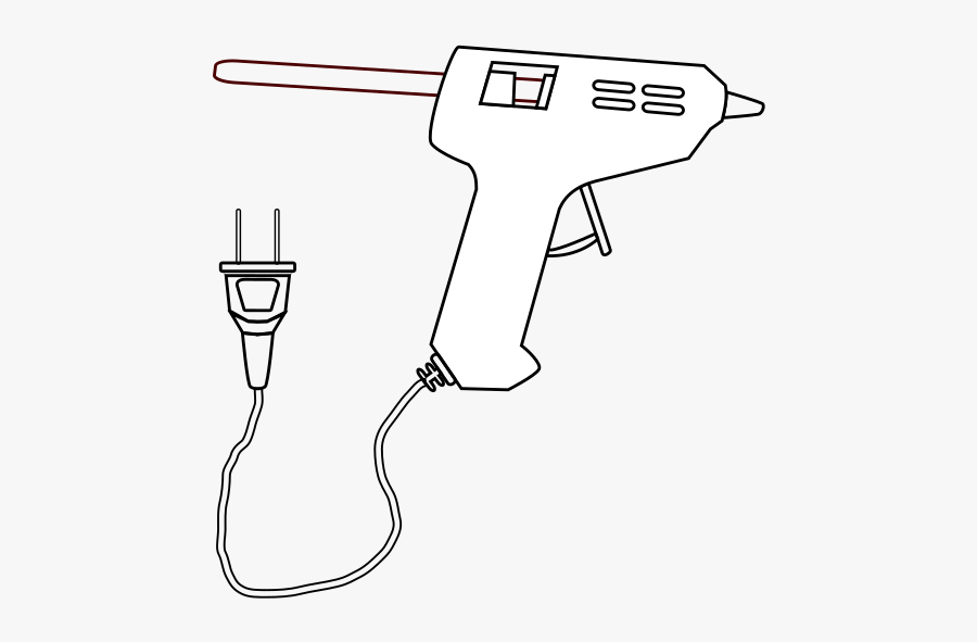Collection Of Drawing - Hot Glue Gun Drawing, Transparent Clipart