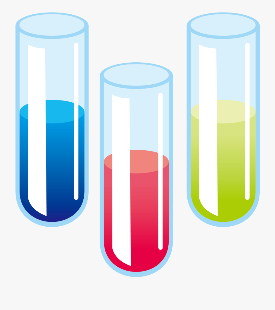 Transparent Science Beakers And Test Tubes Clipart - Test Tube Vector Png, Transparent Clipart