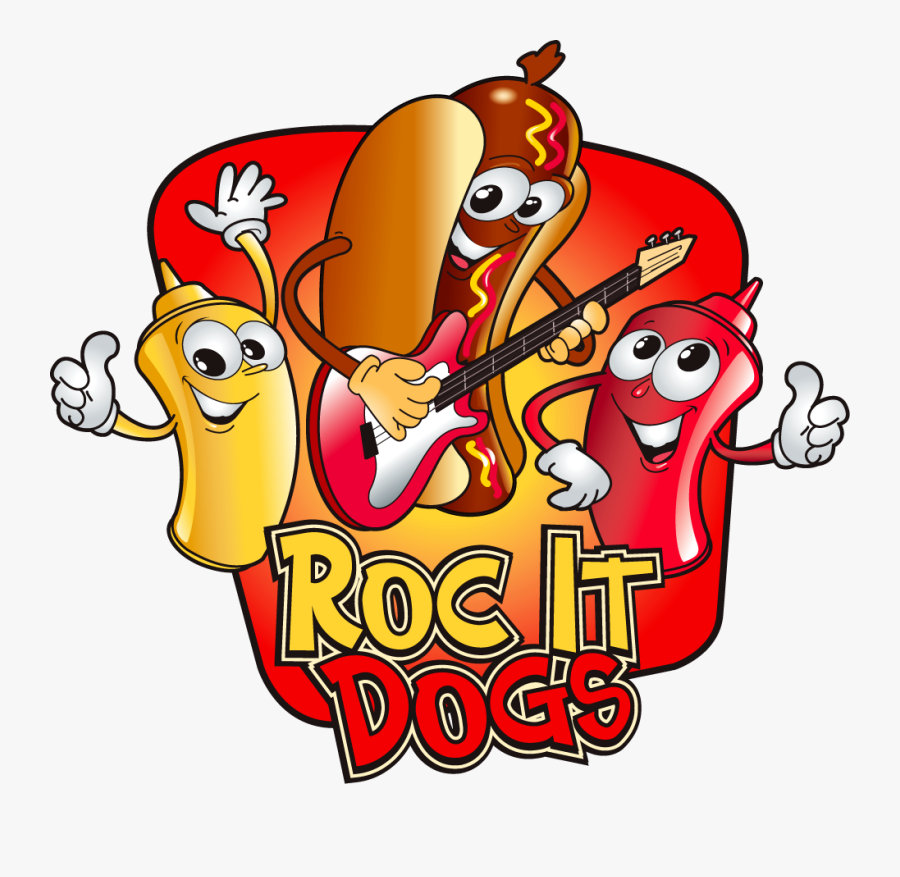 Roc It Dogs - Roc It Dogs Hot Dog Cart & Catering, Transparent Clipart