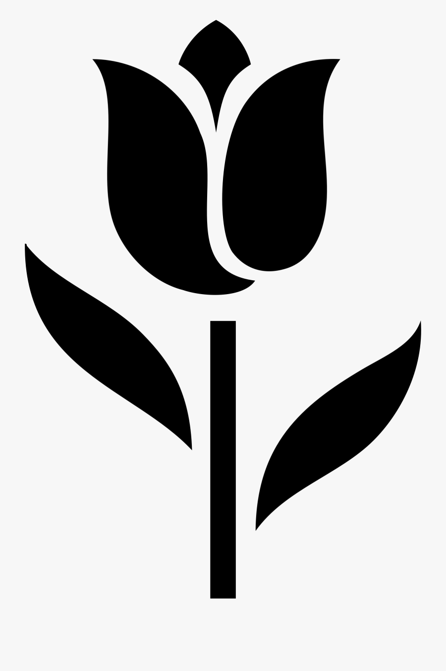 Transparent Flower Icon Png - Clipart Tulip, Transparent Clipart