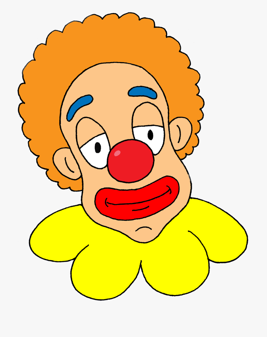 Clown Face Clipart Kid - Clown Head No Background, Transparent Clipart
