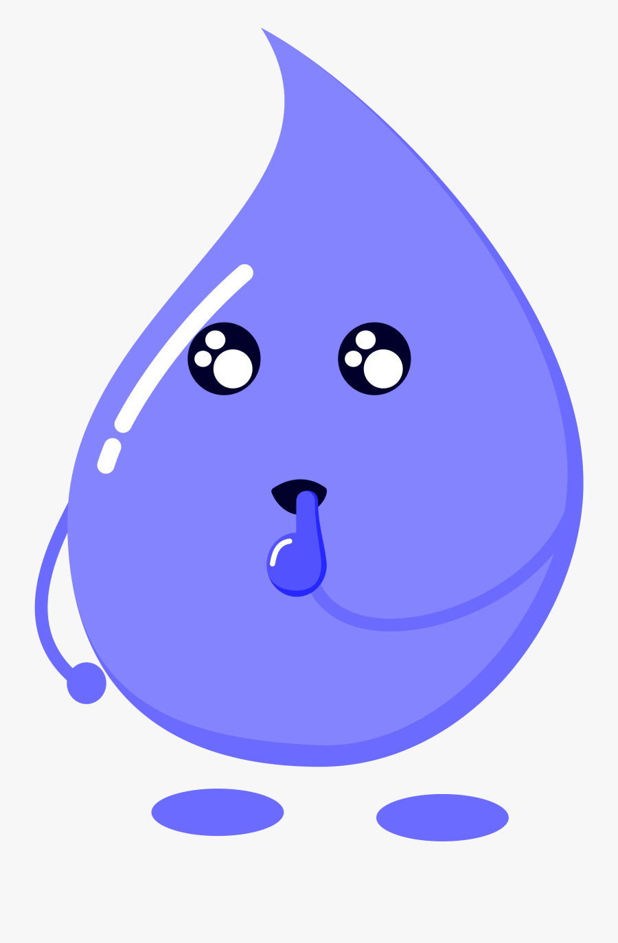 Water Drop Drops Clipart Droplet Wonder Big Image Transparent - Water With Face Clipart, Transparent Clipart