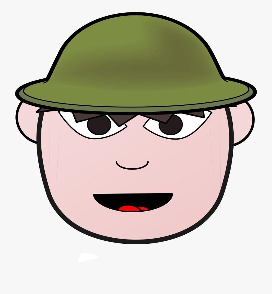 Clipart - Angry Soldier Clipart, Transparent Clipart