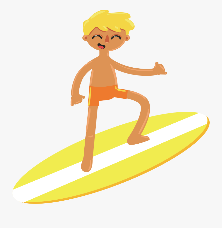 Clip Art - Surfboard, Transparent Clipart
