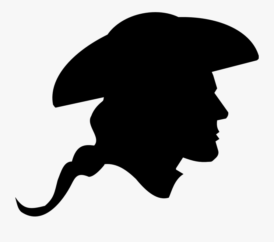 Serviceman - Clipart - Revolutionary War Soldier Silhouette, Transparent Clipart