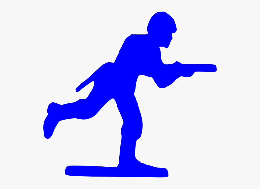 Blue Toy Soldier Clip Art - Blue Toy Soldiers Png, Transparent Clipart