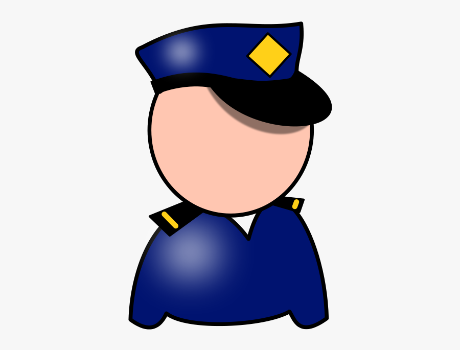 Policeman Svg Vector File, Vector Clip Art Svg File - Police Clipart Without Face, Transparent Clipart