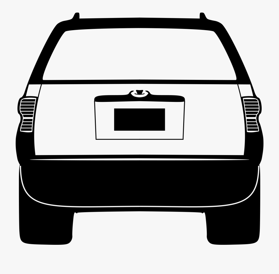 Back Of Cars Clipart Acura Car Clip Art At Clker Com - Car Back Silhouette Png, Transparent Clipart