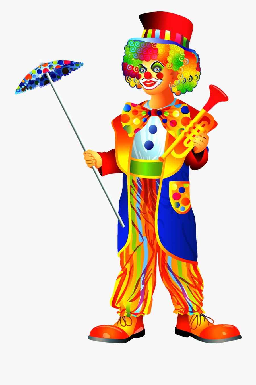 Clipart Tent Clown - Circus Clown, Transparent Clipart