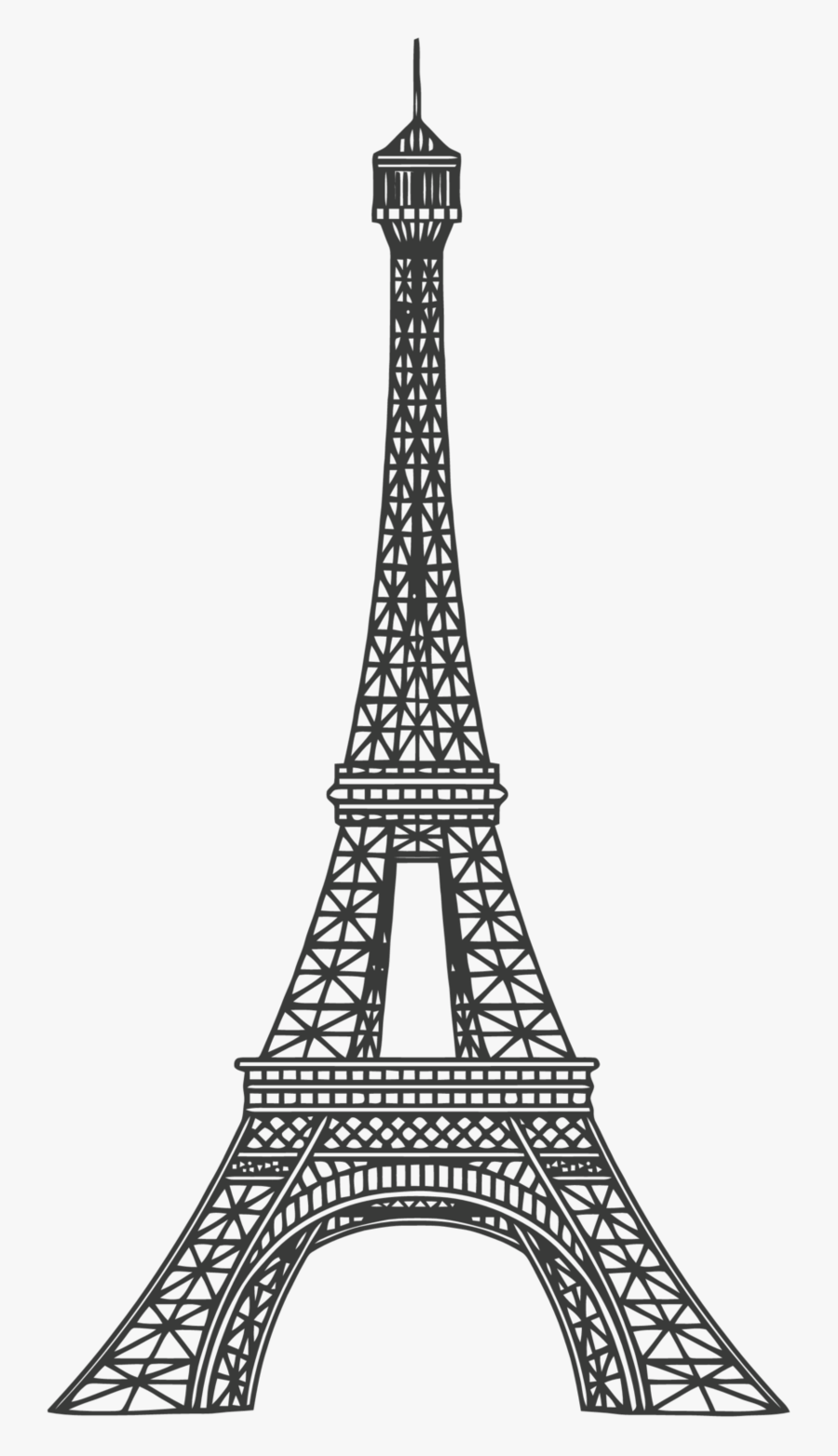 Transparent The Eiffel Tower Clipart - Eiffel Tower Clipart Png, Transparent Clipart