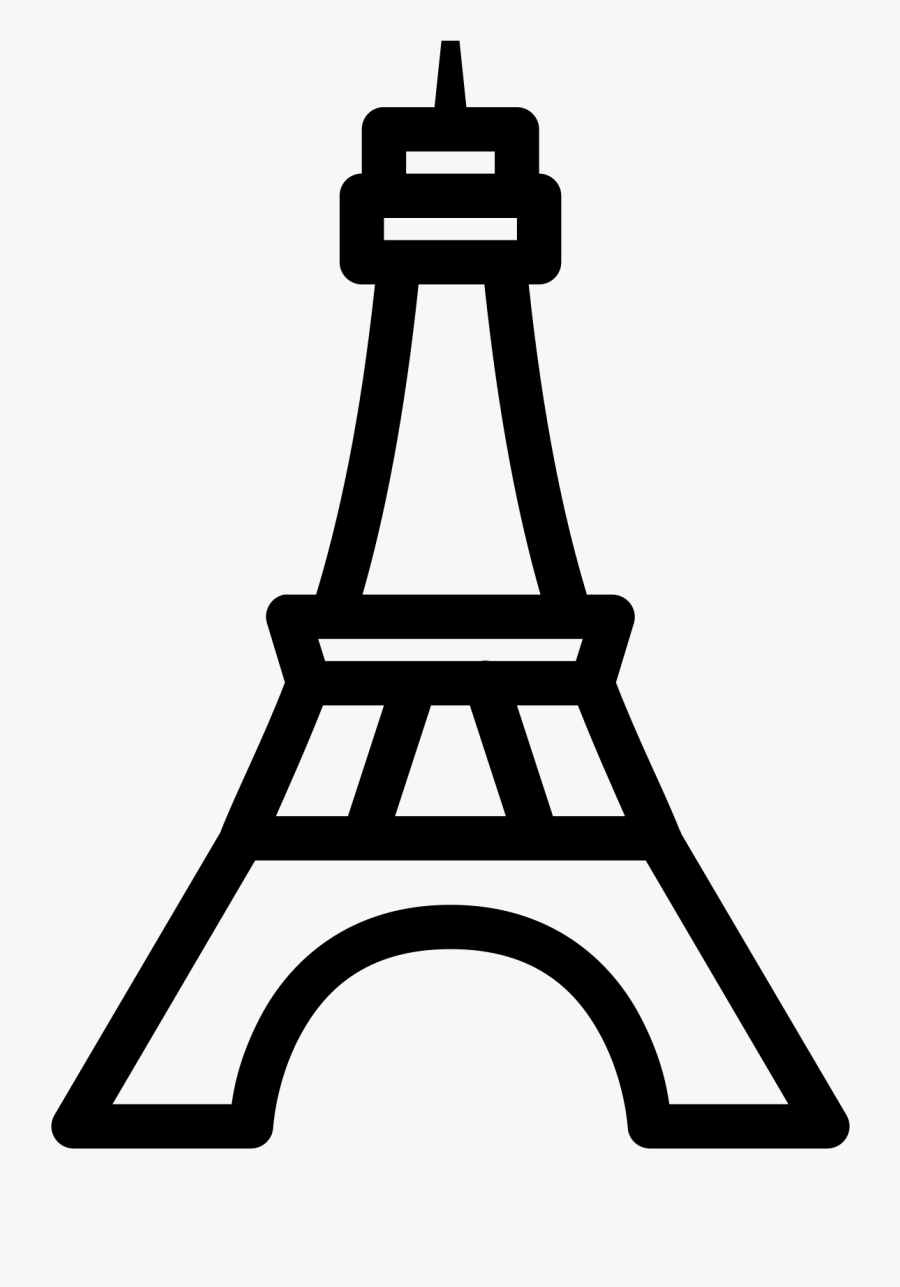 Eiffel Tower Vector Icon Clipart , Png Download - Torre Eiffel Icon Transparent Background, Transparent Clipart