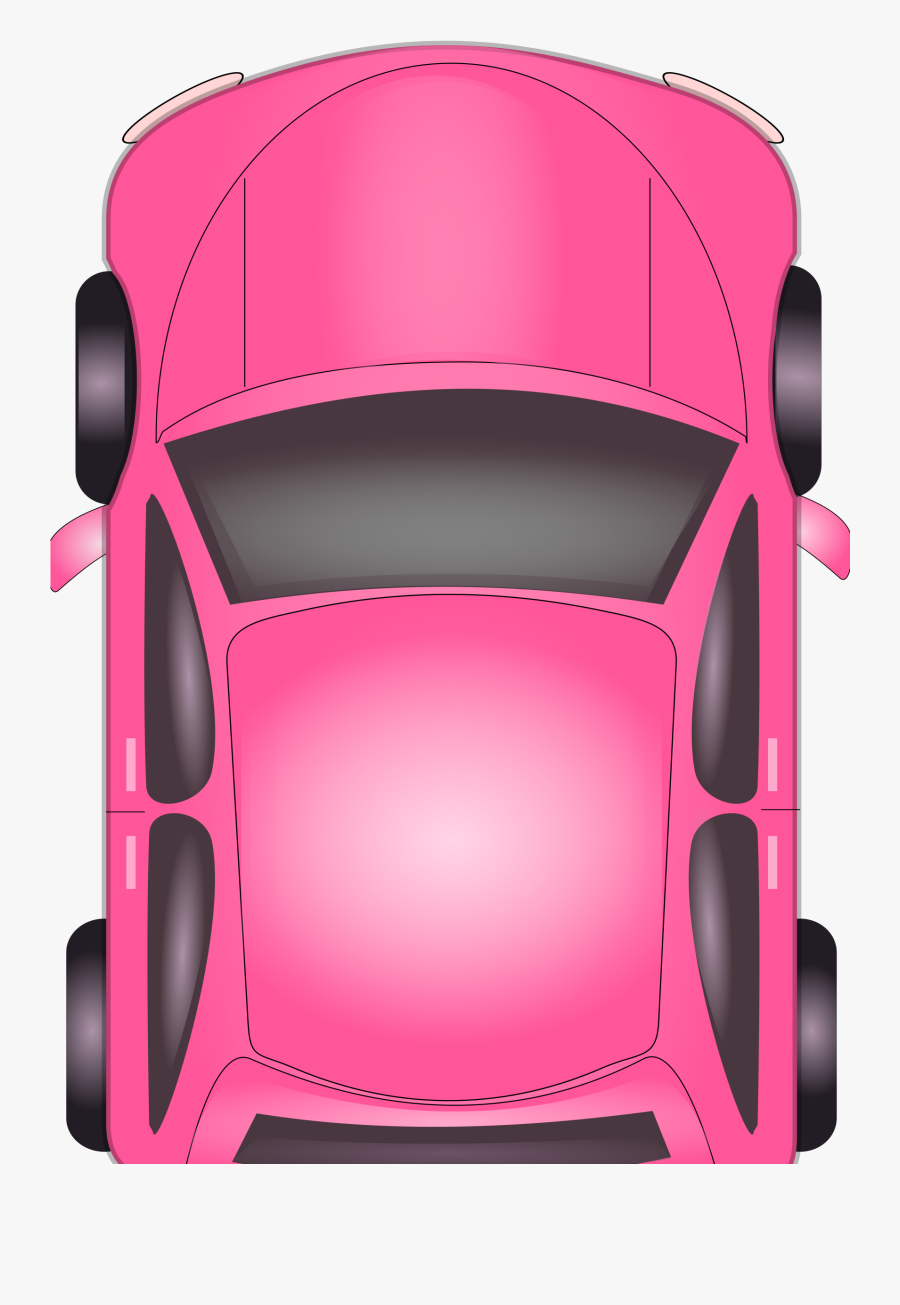 Clipart Door Top View - Pink Car Top View , Free Transparent Clipart ...