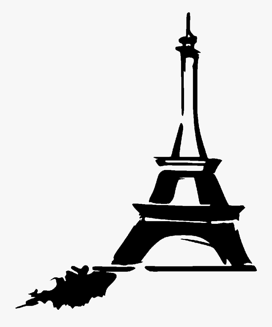 Eiffel Tower Drawing Silhouette - Vector Eiffel Tower, Transparent Clipart