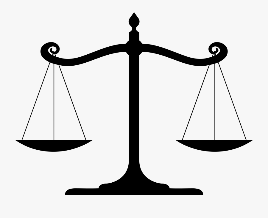 Law Scales Clipart - Scales Of Justice Blue, Transparent Clipart