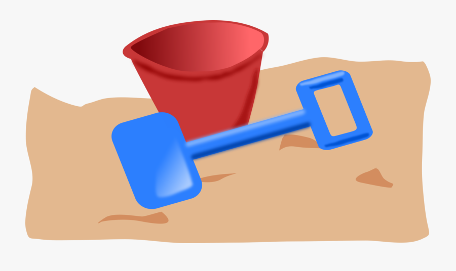 Material,hand,bucket And Spade - Sand Clipart, Transparent Clipart
