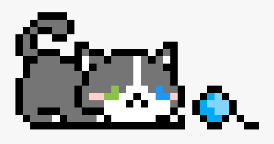 Mittens Loves His Yarn Ball - Pixel Art Star Wars Stormtrooper, Transparent Clipart