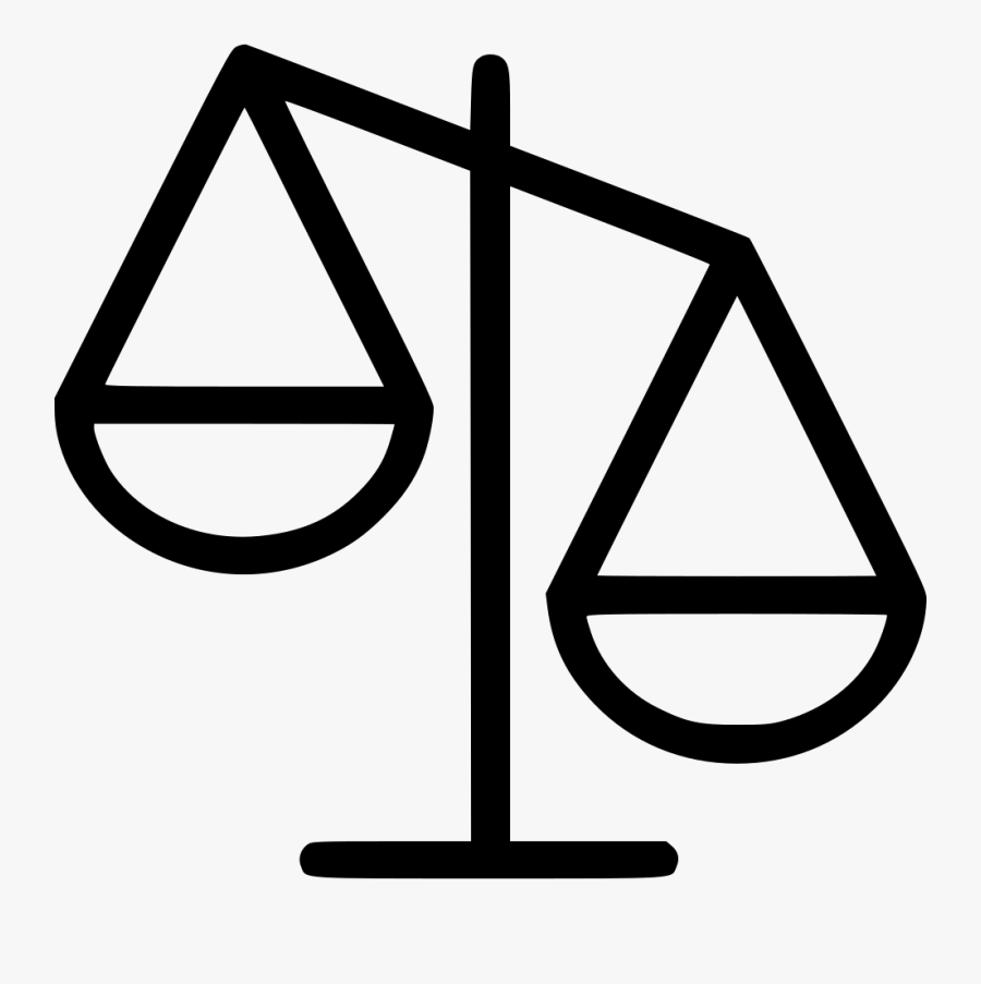 Scale Attorney Svg Png - Justice Scale Icon Png, Transparent Clipart