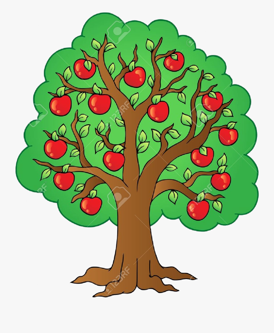 Apple Tree Clipart Transparent Png - Tree Potential Energy Apple , Free ...